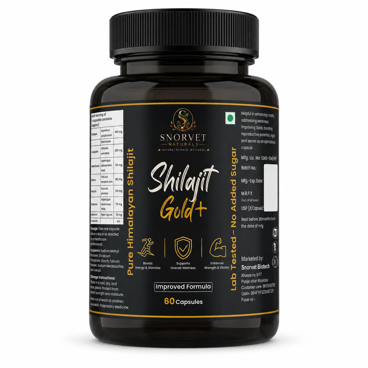 Shilajit Gold+ Vitality Resin
